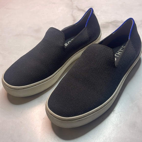 Rothy's Shoes - Rothy’s Black Slip on Sneaker Black